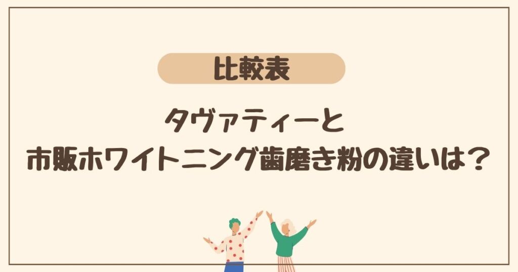 ＜比較＞薬局・ドラックストアで市販されているホワイトニング歯磨き粉との違いを調査